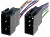 Cabluri, ISO soclu x2, 16 (8+8) pini -