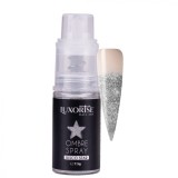 Cumpara ieftin Ombre Spray Nail Art LUXORISE Disco - Silver