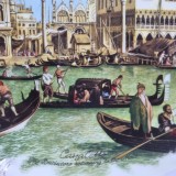 Farfurie decorativa portelan - ITALIA