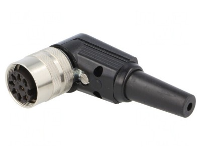 Mufă Mamă M16 Lipire pe Cablu 8PIN 5A 60V IP40 foto