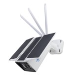 PNI SafeHome PT950LR 1080P 2MP video surveillance camera with 6W solar panel, WiFi, battery, control via Tuya Smart application, integration in scenar