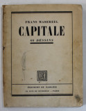 CAPITALE par FRANK MASEREL , 66 DESSINS , EXEMPLAR 77 DIN 1500, APARUTA 1935