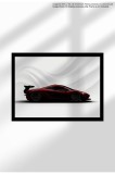 Poster Canvas cu Mașină Sport &ndash; Print Ne&icirc;nramat - Pasionați Auto - 1554 P1 GTR - Red | A4 (21 x 29.7 cm)