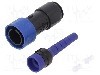 Conector fibra optica, {{Subtip conector}}, 1 pini, BULGIN - PXF4050