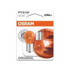 Set 2 Becuri 12V PY21W Original Blister Osram