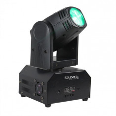 Ibiza LMH250-RC, cap pivotant, cap in mi?care, Moving head, 10 W cree led RGBW 4 in 1, DMX, telecomanda foto