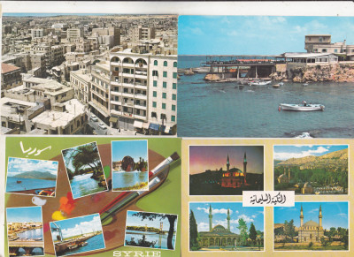 bnk cp Siria - lot 28 carti postale diferite necirculate foto