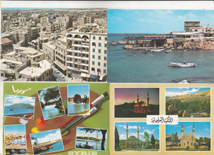 bnk cp Siria - lot 28 carti postale diferite necirculate