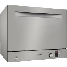 Masina de spalat vase Bosch SKS2ITI00E, compacta independenta, 6 seturi, 55 cm, Argintie
