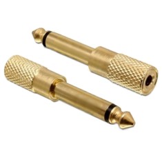 Mufa Adaptor audio Jack 3.5mm Mama la 6.35mm Tata, 2 pini, Mono, Active