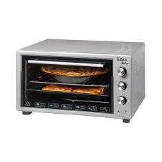 Cuptor electric Zilan Helson, 45 l, 1500 W, timer, interior emailat, Gri