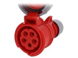 Conector alimentare AC trifazat soclu mamă 16A 400VAC IP67
