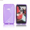 Husa Silicon S-Line Mov Nokia Lumia 630 / 635, Protectie Telefon, Flexibila