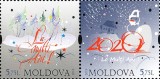 MOLDOVA 2019, Anul NOU, serie neuzata, MNH, Nestampilat