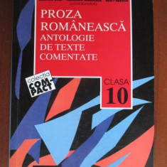 Proza romaneasca- Antologie de texte comentate clasa a 10-a