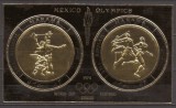 MANAMA 1970 SPORT J.O. DE VARA ( colita dt. cu supr. cu folie aurie) MNH