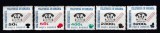 ROMANIA 1999 LP 1476 NOUA NUMEROTATIE TELEFONICA SUPRATIPAR CIUPERCI SERIE MNH