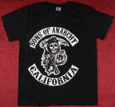 Tricou Sons of Anarchy - California ,toate marimile ,calitate 180 grame foto