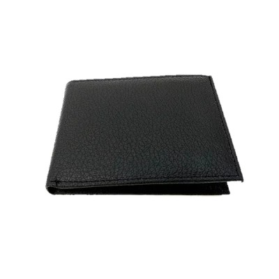 Portofel barbatesc slim din piele naturala, F051,,negru, 12/10 foto