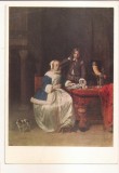 FA92 -Carte Postala- RUSIA - State Hermitage Museum - Gabriel Metsu, Breakfast, necirculata 1969