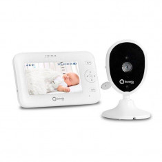 Dispozitiv monitorizare bebelusi Lionelo Babyline 8.1 White foto