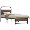 VidaXL Cadru pat fără saltea, stejar maro 75x190 cm lemn prelucrat 4100472