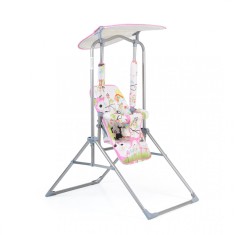 Leagan de gradina cu parasolar Moni Funny Roz