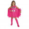 Costum Batgirl Pink pentru fete 3-4 ani 100-110 cm