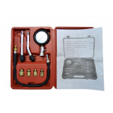 Kit tester auto compresie Benzina pentru motociclete si auto cu manometru si 6 adaptori M10-M18