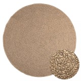 vidaXL Covor ZIZUR, aspect iută, 160 cm, pentru interior și exterior
