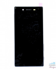 Ecran LCD Display cu Rama Sony Xperia Z5, E6603 Negru foto