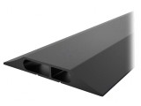 Protecție cabluri PVC 108mm x 3m neagră