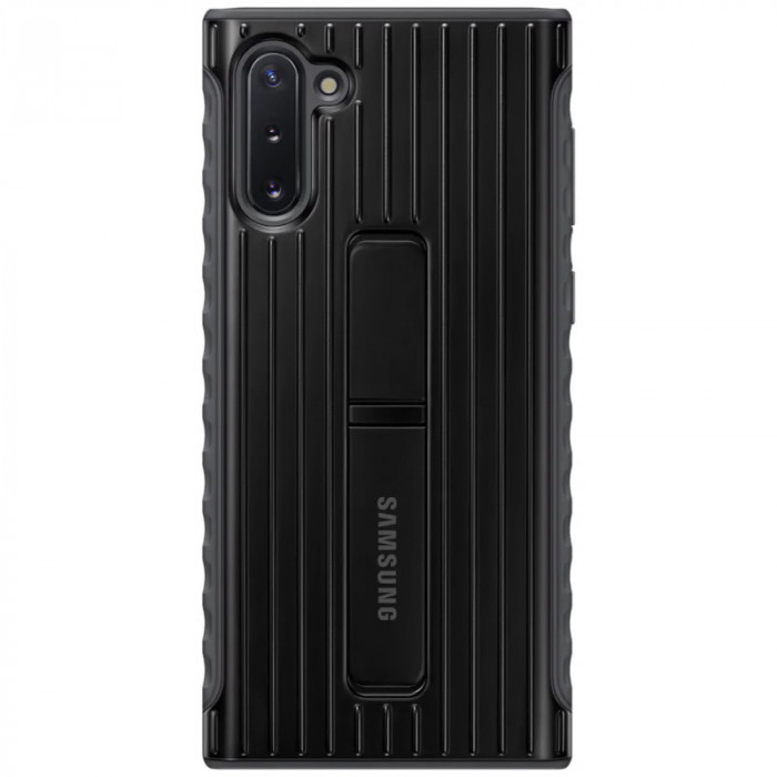 Husa Samsung Galaxy Note 10 N970 / Samsung Galaxy Note 10 5G N971, Standing Cover, Neagra EF-RN970CBEGWW