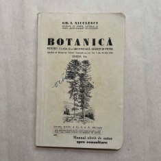 Gh. I. Niculescu - Botanica - Pentru clasa II secundara
