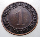 B.300 GERMANIA WEIMAR 1 REICHSPFENNIG 1936 D