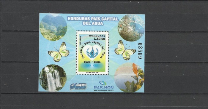HONDURAS 2005 FLUTURI PEISAJE CASCADE