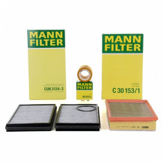 Pachet Revizie Filtru Aer + Polen + Ulei Mann Filter Bmw Seria 7 E65, E66, E67 foto