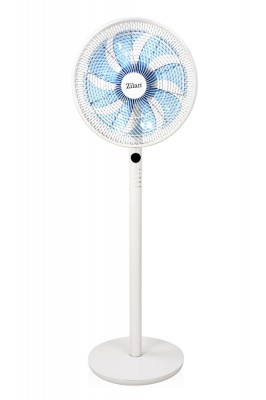 Ventilator cu picior 3IN1 ZILAN ZLN-3765, Telecomanda, Putere 60W, 9 viteze, Oscilatie orizontala, Unghi inclinare reglabil foto