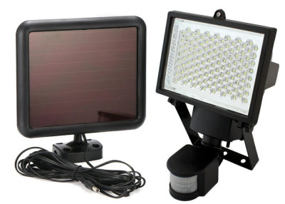 Lampă solară detector de mișcare 120 LED foto