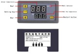 Termostat W3230 12V DC incubator clocitoare maternitate uscator sera