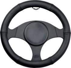 Husa volan piele neagra 44-46cm AutoDrive ProParts foto
