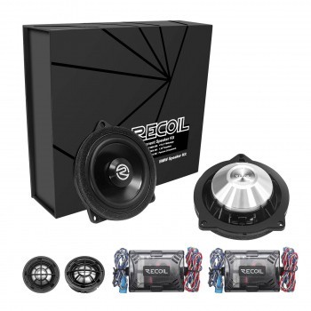 Sistem de difuzoare componente pe 2 căi, RBMW-T45M, de 4,5&amp;rdquo; (1150 mm), pentru BMW foto