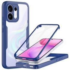 Asteroid GSM - ColorVerse 360 Series + Screen Protector - Oppo Reno16 / Reno16 Pro - Blue