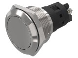Comutator anti-vandalism rotund, &Oslash;22 mm, SPDT, ON-(ON)