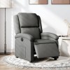 VidaXL Fotoliu rabatabil electric, gri &icirc;nchis, material textil 3204141