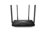 Router wireless Gigabit Dual Band AC1200 4 antene fixe, Mercusys