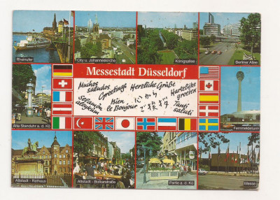 FG4 - Carte Postala - GERMANIA - Messestadt Dusseldorf, circulata 1989 foto