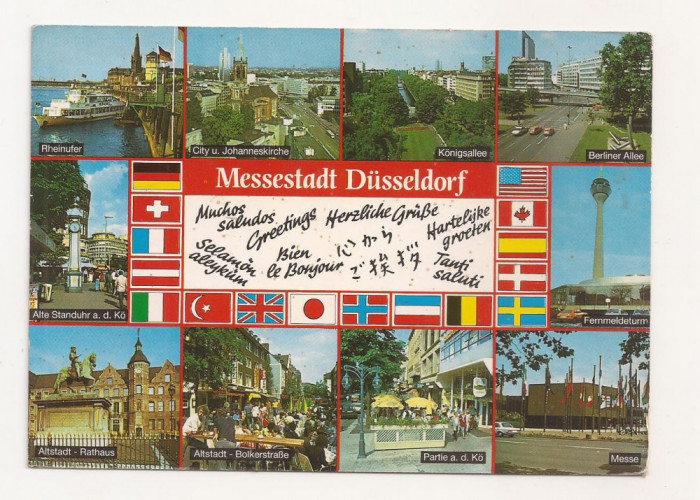 FG4 - Carte Postala - GERMANIA - Messestadt Dusseldorf, circulata 1989