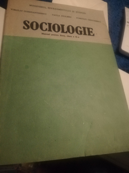 SOCIOLOGIE DE V.CONSTANTINESCU/P.STOLERU/P.GRIGORESCU