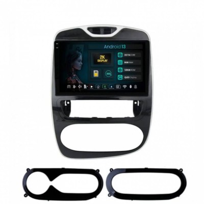 Navigatie 2K Renault Clio IV (2016-2019) 8GB RAM Android 13 Octacore Slot Sim 4G DSP GPS Wi-FI Carplay Android Auto USB Bluetooth Waze Touchscreen 9.5 foto